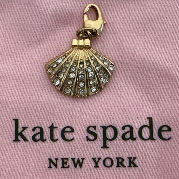 KATE SPADE SHELL CHARM NO BRACELET HOW CHARMING WHAT THE SHELL BAG UNDER THE SEA - Picture 6 of 7